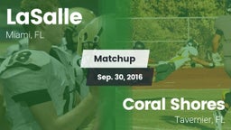 Matchup: LaSalle vs. Coral Shores  2016