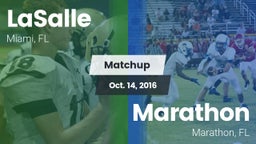 Matchup: LaSalle vs. Marathon  2016