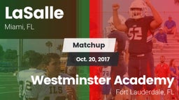 Matchup: LaSalle vs. Westminster Academy 2017