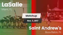 Matchup: LaSalle vs. Saint Andrew's  2017