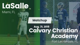 Matchup: LaSalle vs. Calvary Christian Academy 2018