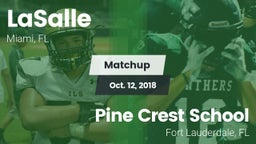 Matchup: LaSalle vs. Pine Crest School 2018