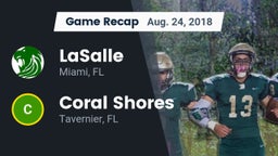 Recap: LaSalle  vs. Coral Shores  2018