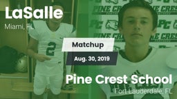 Matchup: LaSalle vs. Pine Crest School 2019