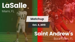 Matchup: LaSalle vs. Saint Andrew's  2019