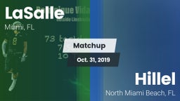 Matchup: LaSalle vs. Hillel  2019