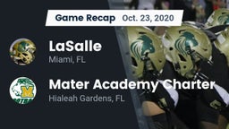 Recap: LaSalle  vs. Mater Academy Charter  2020