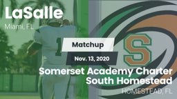 Matchup: LaSalle vs. Somerset Academy Charter South Homestead 2020