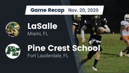 Recap: LaSalle  vs. Pine Crest School 2020