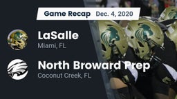 Recap: LaSalle  vs. North Broward Prep  2020