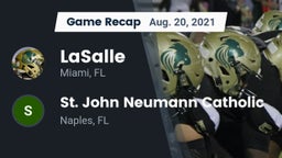 Recap: LaSalle  vs. St. John Neumann Catholic  2021
