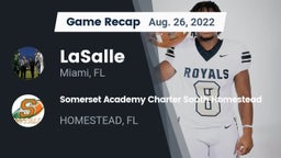 Recap: LaSalle  vs. Somerset Academy Charter South Homestead 2022