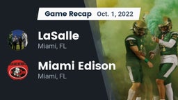 Recap: LaSalle  vs. Miami Edison  2022