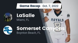 Recap: LaSalle  vs. Somerset Canyons 2022