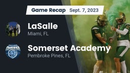 Recap: LaSalle  vs. Somerset Academy  2023