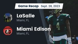 Recap: LaSalle  vs. Miami Edison  2023