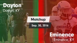 Matchup: Dayton vs. Eminence  2016