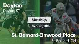 Matchup: Dayton vs. St. Bernard-Elmwood Place  2016