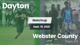 Matchup: Dayton vs. Webster County  2020