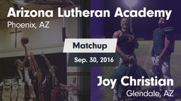 Matchup: Arizona Lutheran Aca vs. Joy Christian  2016