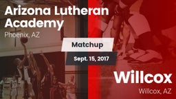 Matchup: Arizona Lutheran Aca vs. Willcox  2017