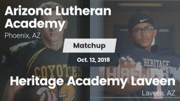 Matchup: Arizona Lutheran Aca vs. Heritage Academy Laveen 2018