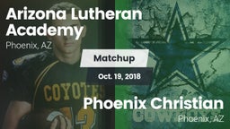 Matchup: Arizona Lutheran Aca vs. Phoenix Christian  2018