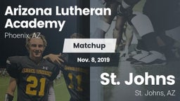 Matchup: Arizona Lutheran Aca vs. St. Johns  2019