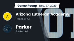 Recap: Arizona Lutheran Academy  vs. Parker  2020