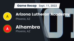 Recap: Arizona Lutheran Academy  vs. Alhambra  2022