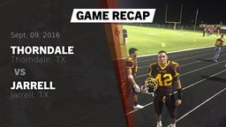 Recap: Thorndale  vs. Jarrell  2016