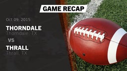 Recap: Thorndale  vs. Thrall  2015