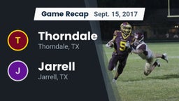 Recap: Thorndale  vs. Jarrell  2017