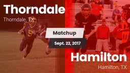 Matchup: Thorndale vs. Hamilton  2017