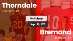 Matchup: Thorndale vs. Bremond  2017