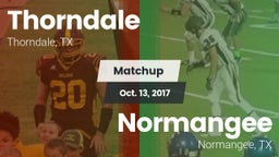 Matchup: Thorndale vs. Normangee  2017