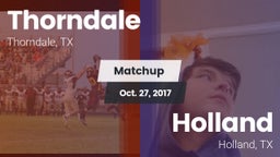 Matchup: Thorndale vs. Holland  2017