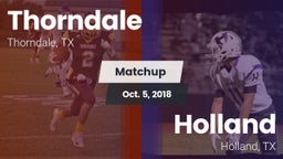 Matchup: Thorndale vs. Holland  2018