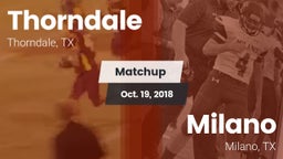 Matchup: Thorndale vs. Milano  2018