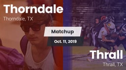 Matchup: Thorndale vs. Thrall  2019