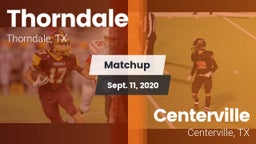 Matchup: Thorndale vs. Centerville  2020