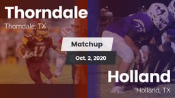 Matchup: Thorndale vs. Holland  2020
