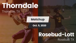 Matchup: Thorndale vs. Rosebud-Lott  2020