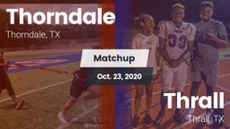Matchup: Thorndale vs. Thrall  2020