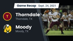 Recap: Thorndale  vs. Moody  2021