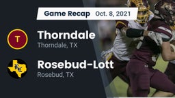 Recap: Thorndale  vs. Rosebud-Lott  2021