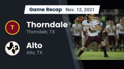Recap: Thorndale  vs. Alto  2021