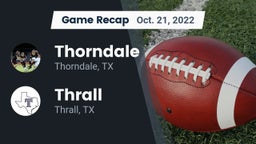 Recap: Thorndale  vs. Thrall  2022