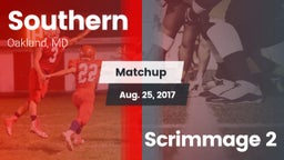 Matchup: Southern vs. Scrimmage 2 2017