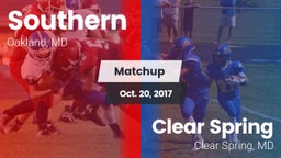 Matchup: Southern vs. Clear Spring  2017